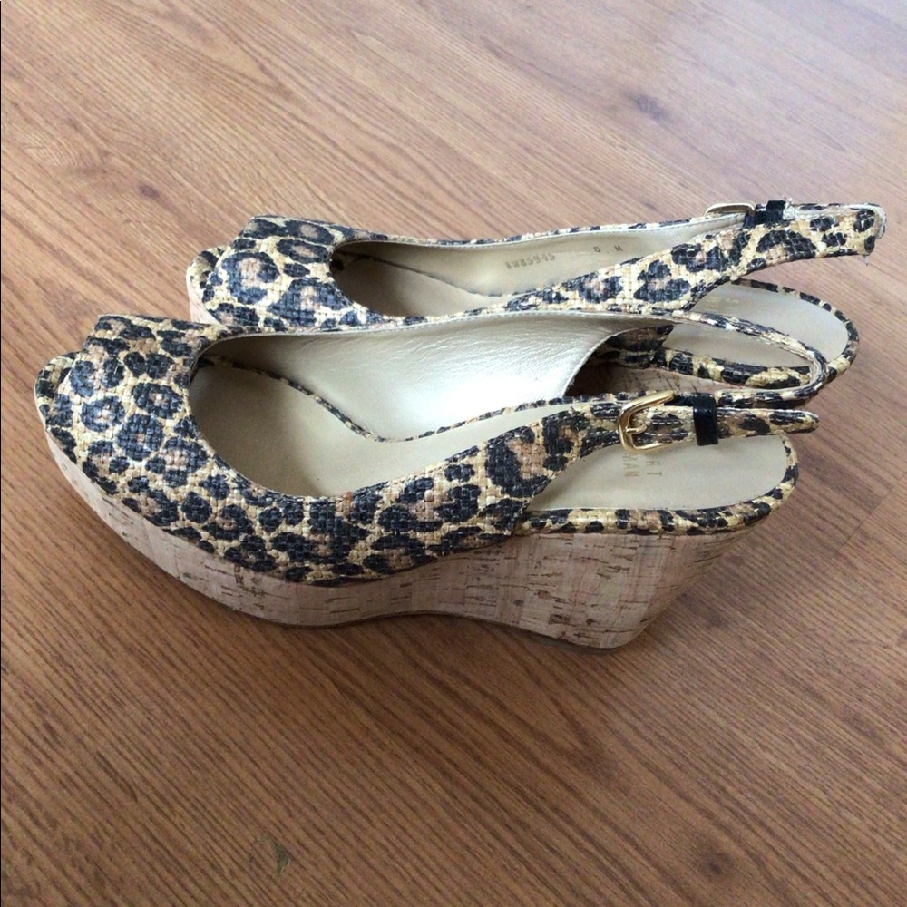 Leopard Stuart Weitzman sandals